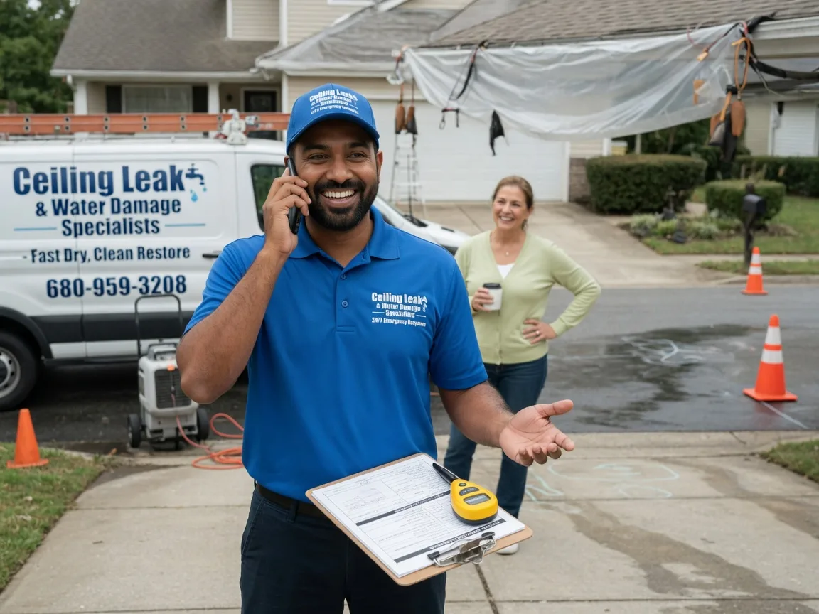 Ceiling Leak Cleanup Gilchrist, OR FAQs